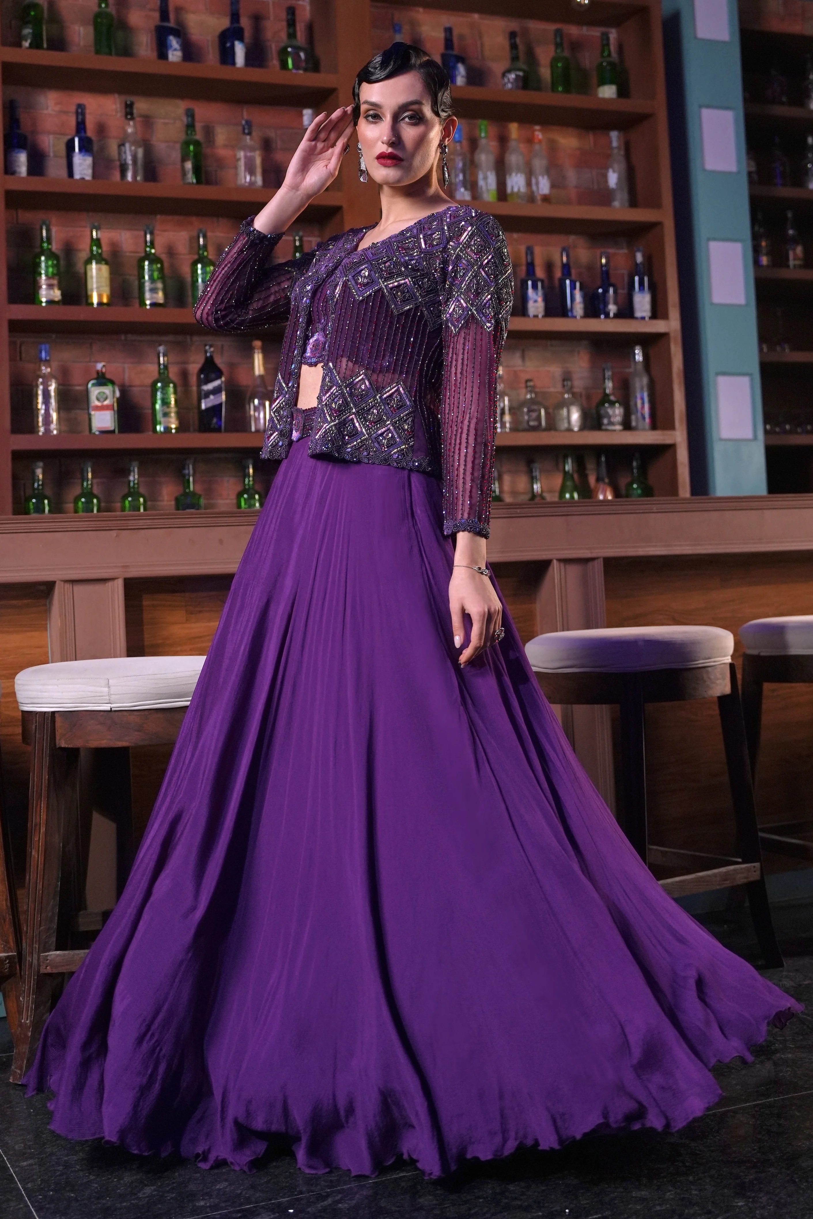Crop Top Skirts | Lehngas